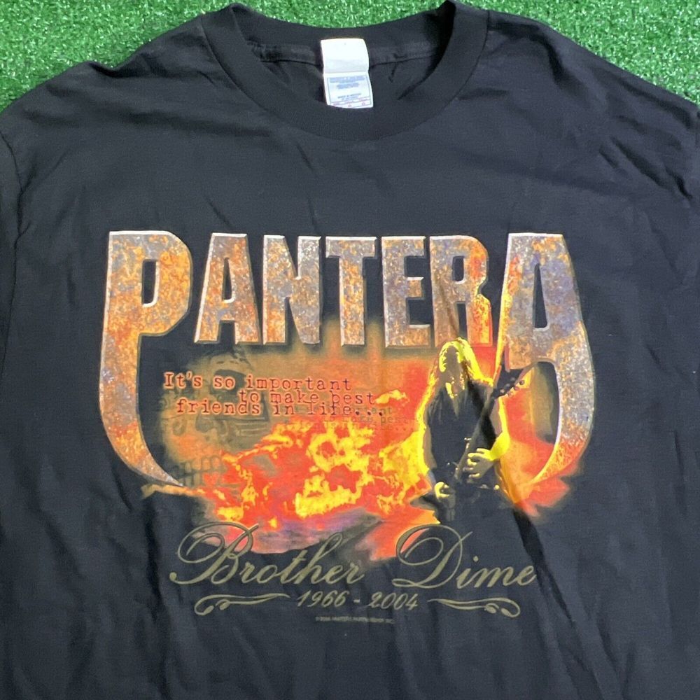 Vintage 2006 Pantera Brother Dime Dimebag Darrell T Shirt Tribute Mens Size Lg